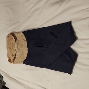 Motherhood Maternity small Navy leggings new without tags